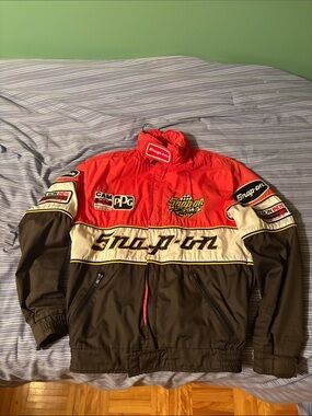 Snap-on Red, White & Black Racing Windbreaker Jacket